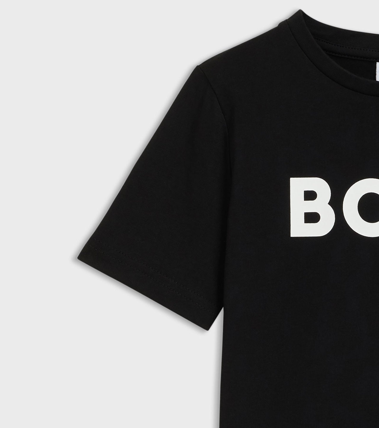 【お取り寄せ】『BOSS』ロゴ プリント Tシャツ Black ID: P100062BO
