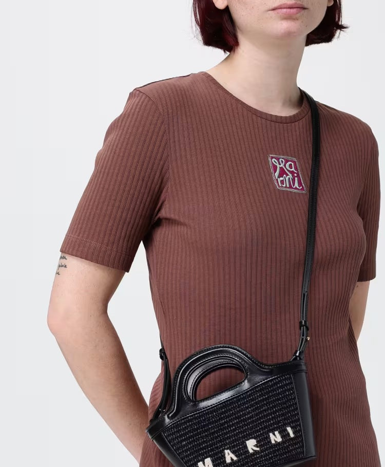 【お取り寄せ】『MARNI』マルニ TROPICALIA ロゴ マイクロ バッグ ID: P10111MA