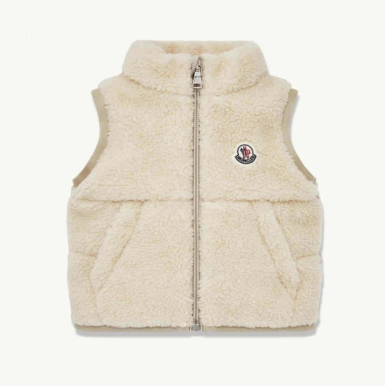 【お取り寄せ】『MONCLER』モンクレール "ERNST" テディ Baby ダウンベスト P10092M