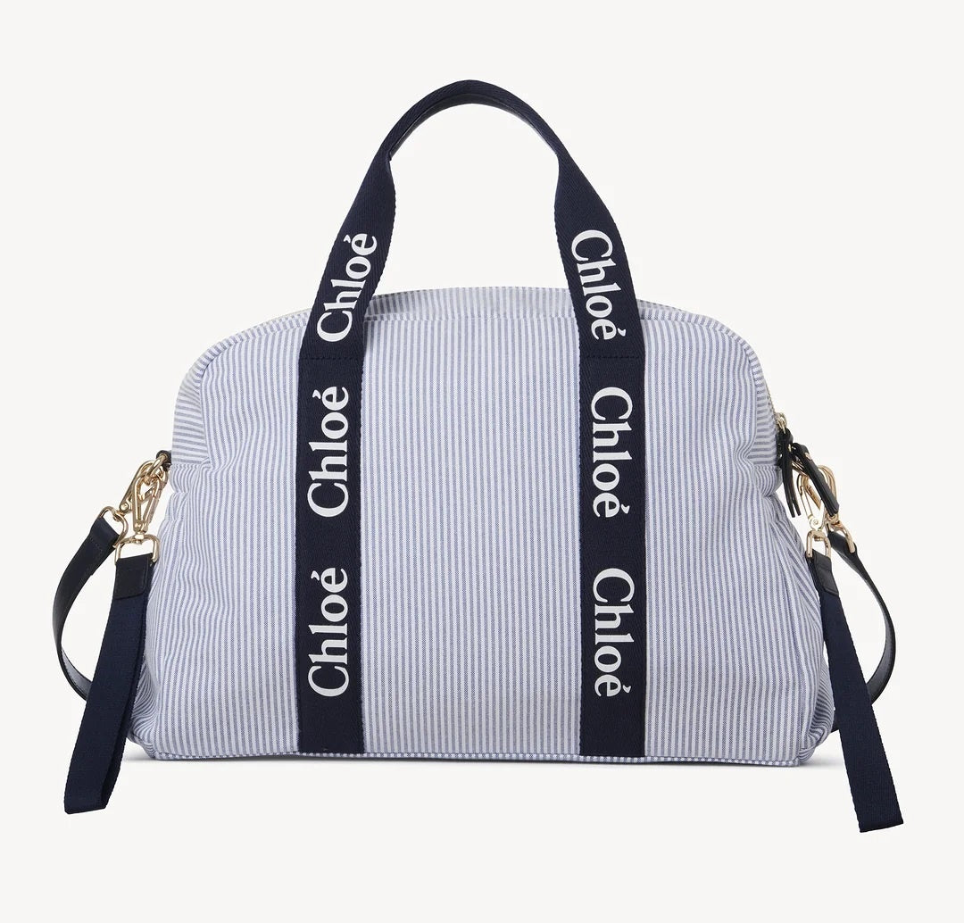 【お取り寄せ】『Chloe』クロエ  ストライプ柄  マザーズバッグ ID: P10051C