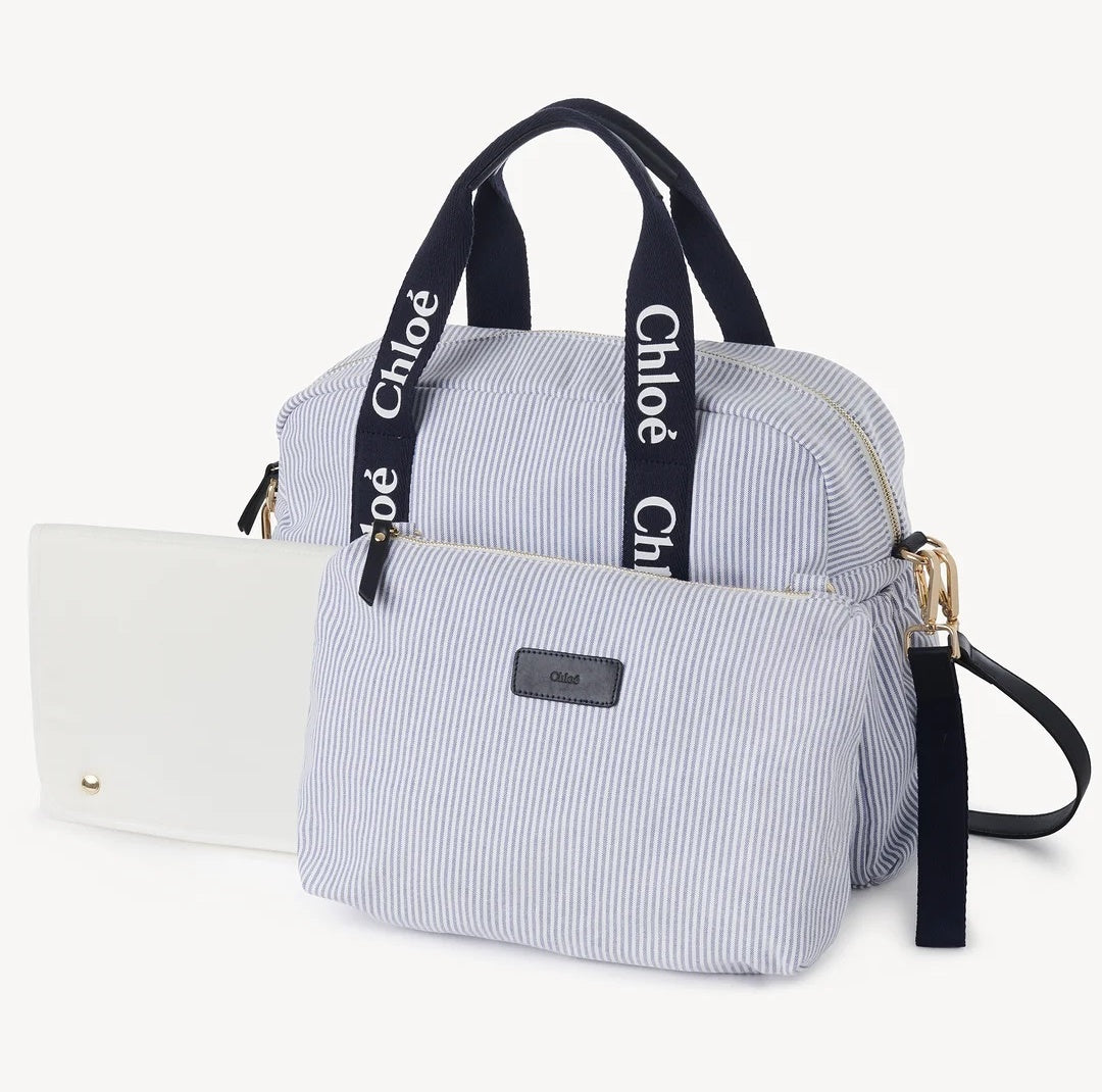 【お取り寄せ】『Chloe』クロエ  ストライプ柄  マザーズバッグ ID: P10051C
