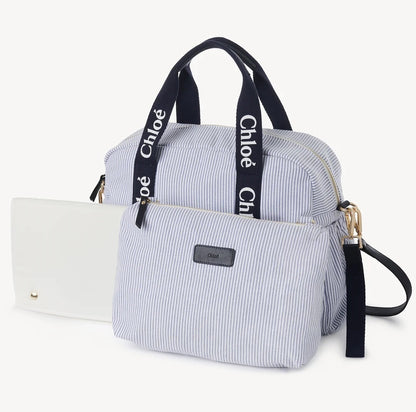 【お取り寄せ】『Chloe』クロエ  ストライプ柄  マザーズバッグ ID: P10051C