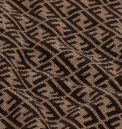 『FENDI』 FFモノグラム カシミア混 ブランケット