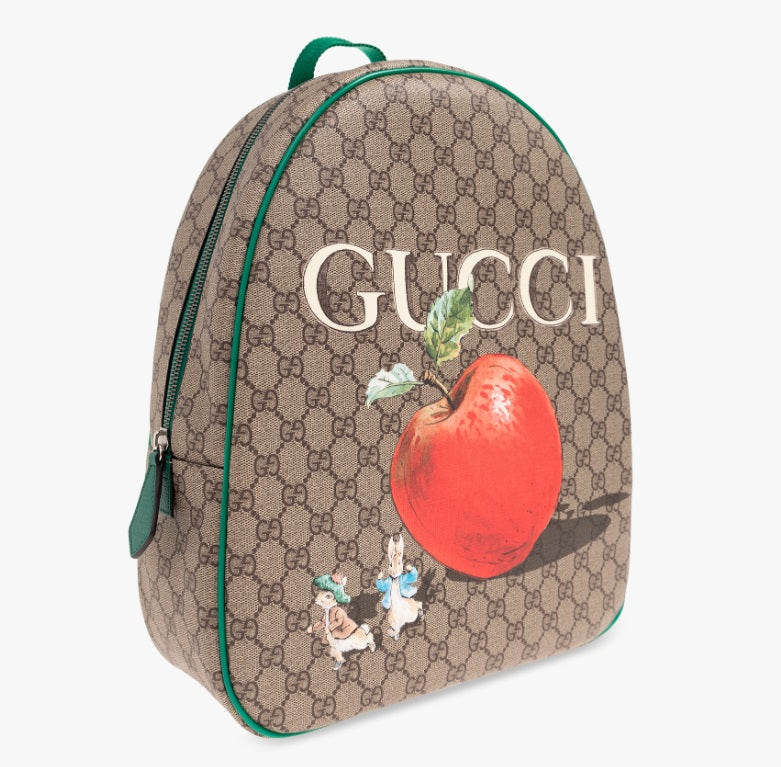 【お取り寄せ】『GUCCI』 ピーターラビット x GG プリント コラボ バックパック ＜要在庫確認＞
