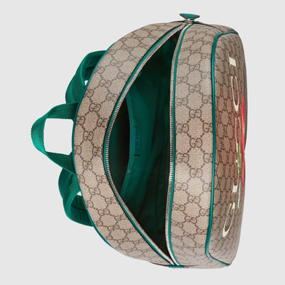 【お取り寄せ】『GUCCI』 ピーターラビット x GG プリント コラボ バックパック ＜要在庫確認＞