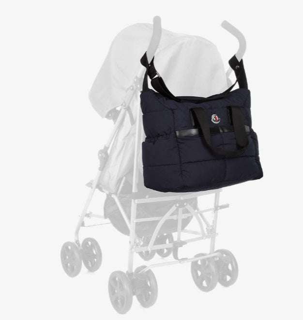 『MONCLER』モンクレール  マザーズバッグ -Navy