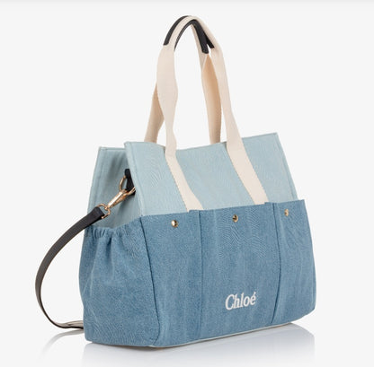 【お取り寄せ】『Chloe』クロエ  デニム マザーズバッグ ID: P10105C