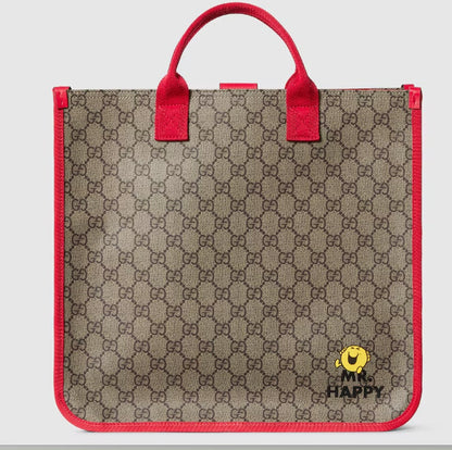 【お取り寄せ】『GUCCI』"Mr. Happy" プリント トートバッグ ID: P10109G