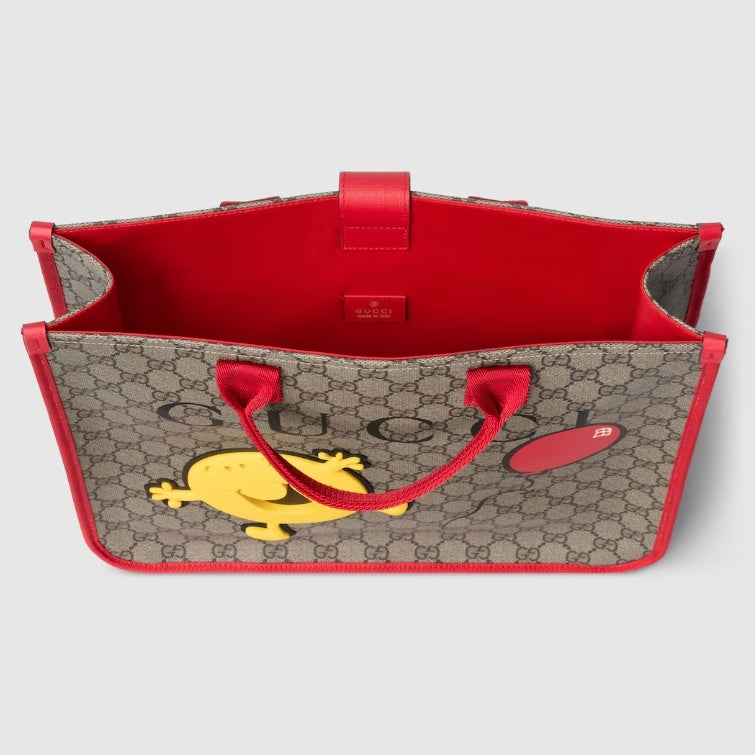 【お取り寄せ】『GUCCI』"Mr. Happy" プリント トートバッグ ID: P10109G