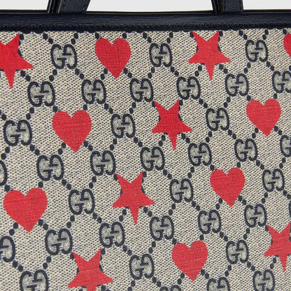 【お取り寄せ】『GUCCI』スター＆ハート プリント トートバッグ ID: P10055G