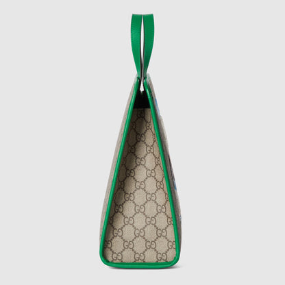 【お取り寄せ】『GUCCI』キム・スンヨン ドッグ エンブロイダリー GG トートバッグ