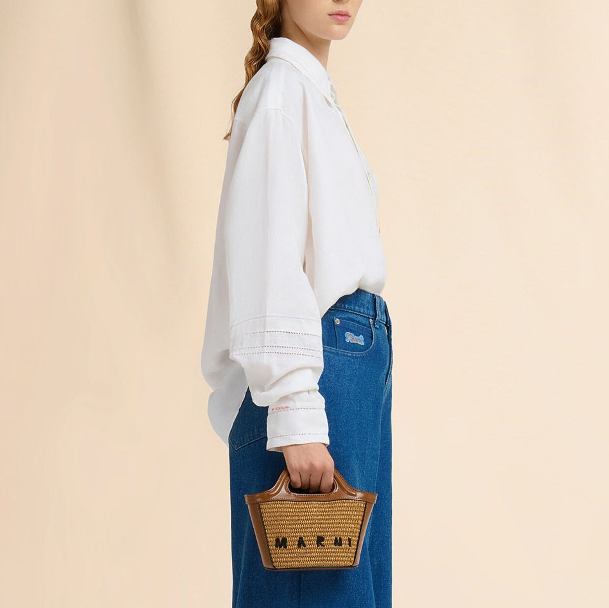【お取り寄せ】『MARNI』マルニ TROPICALIA ロゴ マイクロ バッグ ID: P10111MA