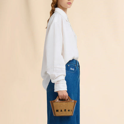 【お取り寄せ】『MARNI』マルニ TROPICALIA ロゴ マイクロ バッグ ID: P10111MA
