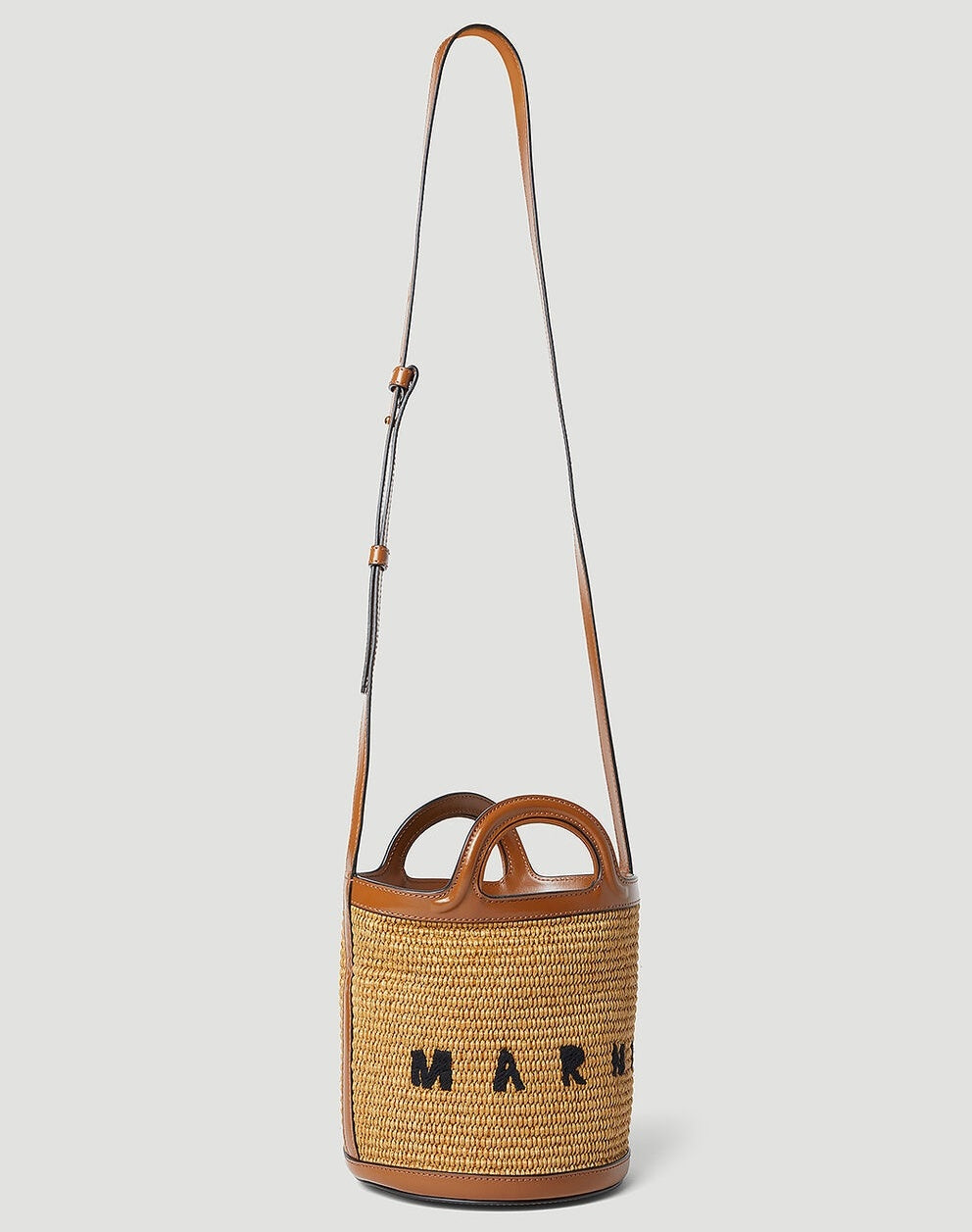 【お取り寄せ】『MARNI』マルニ TROPICALIA ロゴ バスケット バッグ ID: P10110MA