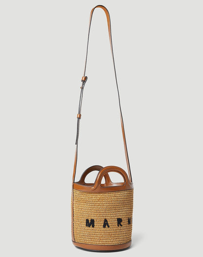【お取り寄せ】『MARNI』マルニ TROPICALIA ロゴ バスケット バッグ ID: P10110MA