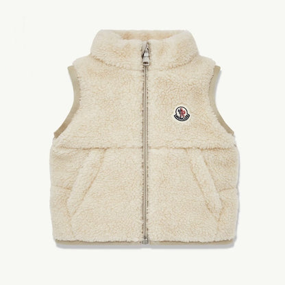 【お取り寄せ】『MONCLER』モンクレール "ERNST" テディ Baby ダウンベスト P10092M