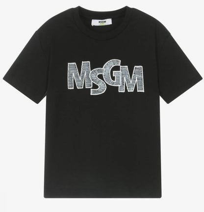 【お取り寄せ】『MSGM』ロゴ プリント Tシャツ  ID: P100061MS