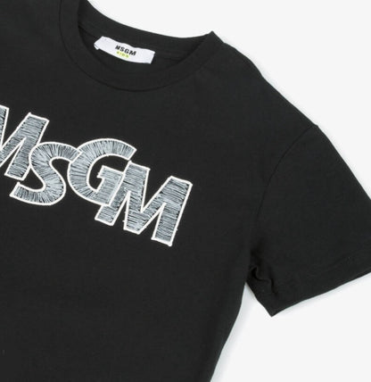 【お取り寄せ】『MSGM』ロゴ プリント Tシャツ  ID: P100061MS